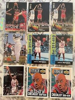 72 Michael Jordan Nba Carte De Basketball Lot Chicago Bulls Air Jordan Unc Tar Talons
