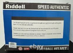 Afficher le casque de football authentique Riddell Speed des NORTH CAROLINA TAR HEELS NCAA