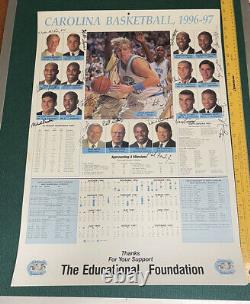 Affiches d'équipe vintage de basketball des Tarheels de l'UNC