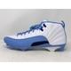 Air Jordan 12 'unc Tar Heels' Bleus Blancs Chaussures De Football Pe, Taille 16 Fj6210-144