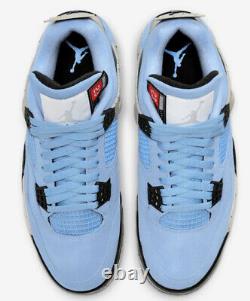 Air Jordan 4 Université Bleu Hommes 15 Nike Ct8527-400 Retro Nba Unc Tar Talon