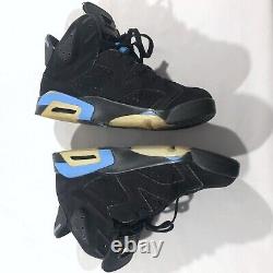 Air Jordan 6 Retro Tar Talons Unc 384664-006 Chaussures De Sneaker Bleu Noir Sz 8 2017