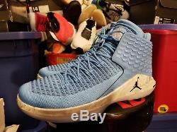 Air Jordan XXXII 32 Tar Heels Hommes Aa1253-406 Unc Bleu Chaussures De Basketball Pointure 14