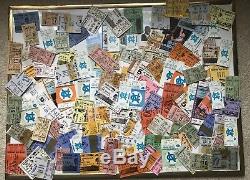 Années 1970 Années 1980 Années 90 Unc Caroline Du Nord Tar Talons 117 Lot De Billets Jordan Worthy Smith