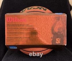 Ballon de basket signé par Tyler Hansbrough NCAA Wilson UNC Tar Heels