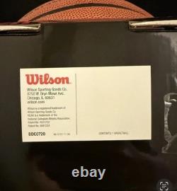 Ballon de basket signé par Tyler Hansbrough NCAA Wilson UNC Tar Heels