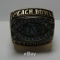 Bol À Pêche En Caroline Du Nord 2001 Peach Bowl Anneau De Championnat Des Champions Unc Auburn