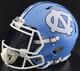 Casque De Football Authentique Riddell Speed Taille ComplÈte Des Tar Heels De L'unc De Caroline Du Nord