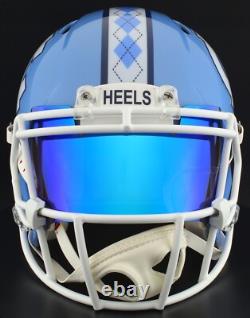 CASQUE DE FOOTBALL RÉPLIQUE À TAILLE RÉELLE Riddell Speed DES TAR HEELS DE L'UNC DE CAROLINE DU NORD