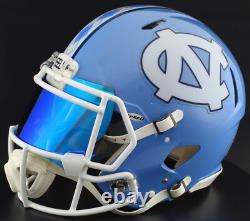 CASQUE DE FOOTBALL RÉPLIQUE À TAILLE RÉELLE Riddell Speed DES TAR HEELS DE L'UNC DE CAROLINE DU NORD