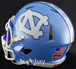 CASQUE DE FOOTBALL RÉPLIQUE À TAILLE RÉELLE Riddell Speed DES TAR HEELS DE L'UNC DE CAROLINE DU NORD