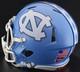 Casque De Football RÉplique En Taille ComplÈte Riddell Speed Des Tar Heels De L'unc De Caroline Du Nord