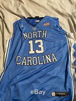 Cameron Johnson A Signé Autographiés Unc Tar Heels Suns Jersey