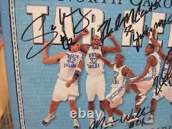 Caroline du Nord Unc Tar Heels 2005 Champions Sports Illustrated Signé/Autographié