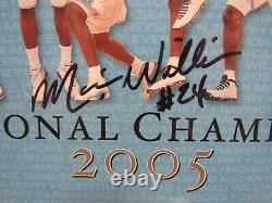 Caroline du Nord Unc Tar Heels 2005 Champions Sports Illustrated Signé/Autographié