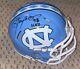 Casque Mini Dédicacé Par Lawrence Taylor, Autographe Jsa Unc Football Tar Heels Lt