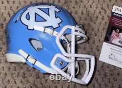 Casque mini dédicacé par Lawrence Taylor, autographe JSA UNC Football Tar Heels Lt