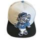 Casquette Snapback Rare à Grand Logo Unc Tar Heels Personnalisée Dôme Blanc Carolina Tar Heels