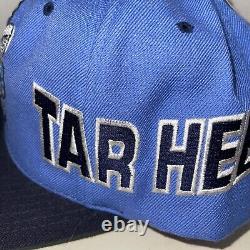 Casquette Vintage NWT des Tar Heels de Caroline du Nord, American Needle Snapback UNC MM39
