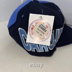 Casquette Vintage NWT des Tar Heels de Caroline du Nord, American Needle Snapback UNC MM39