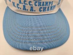 Casquette Vintage des champions ACC NCAA 1982 de l'Université de North Carolina Tar Heels UNC
