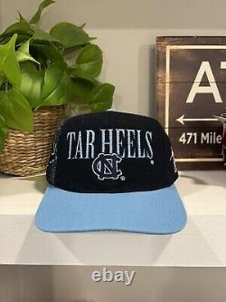 Casquette snapback noire de dôme laser Sports Specialties Vtg Unc Carolina Tarheels