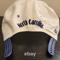 Casquette snapback vintage UNC North Carolina TarHeels à gros logo rare brodé