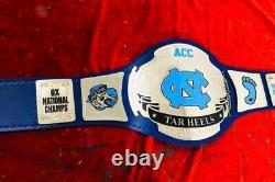 Ceinture de championnat héritage NCAA Tar Heels de Caroline du Nord taille adulte 2mm zinc