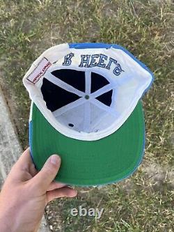 Chapeau Snapback Apex One North Carolina TarHeels Vintage avec logo Tri Wave UNC