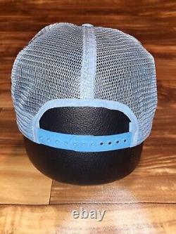 Chapeau de sport vintage RARE North Carolina UNC Tarheels à deux bandes Snapback fabriqué aux États-Unis