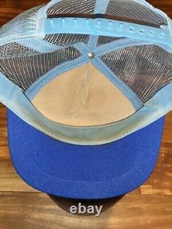 Chapeau de sport vintage RARE North Carolina UNC Tarheels à deux bandes Snapback fabriqué aux États-Unis