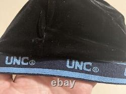 Chapeau vintage rare des Tar Heels de Caroline UNC des années 90 avec logo de crâne et vague - Neuf, officiel, Corée