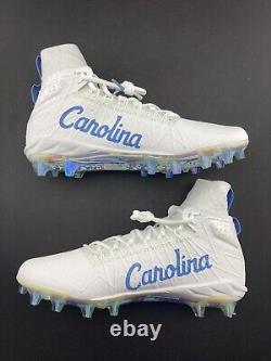 Chaussure de crosse Nike Alpha Huarache 7 Elite pour hommes, taille 12, UNC Tar Heels PE Blue Nouveau