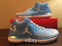 Chaussures Nike Air Jordan 31 XXXI Low Unc Tar Caroline Du Nord 897564-407 Sz 9