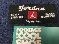 Chaussures Nike Unc Tar Michael Jordan Jordan # 23 1982 Champion Jersey Blue Carolina