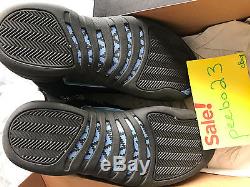 Chaussures Talons Hautes Nike Air Jordan Retro XII 12 Noir Unc Taille 11.5