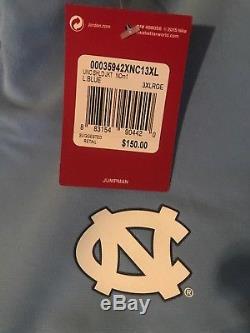 Chaussures Talons Unc North Carolina Nike Jordan 23 Tech 1/4-zip Jacket Nwt 3xl XXL