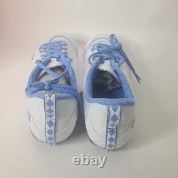 Chaussures à crampons Nike Alpha Huarache 8 Pro SMU P taille 13 UNC Tar Heels Nouveau Blanc/Bleu Bébé