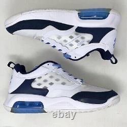 Chaussures blanches Air Jordan Max 200 UNC Tar Heels PE, taille 12 BNIB CZ4947-144