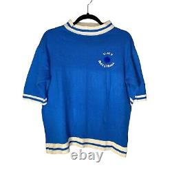 Chemise tricotée de basket-ball UNC vintage très rare des années 1960 Tarheels