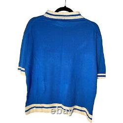 Chemise tricotée de basket-ball UNC vintage très rare des années 1960 Tarheels