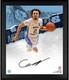 Cole Anthony Unc Tar Heels Frmd Photo Signée 20 X 24 Pouces En Focus Dribble
