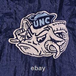 Costume de piste vintage des Tar Heels de la Caroline du Nord des années 90 de la marque Chalk Line de l'université de l'UNC