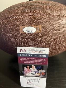 DRAKE MAYE A SIGNÉ UN BALLON DE FOOTBALL AUTOGRAPHE UNC NORTH CAROLINA TAR HEELS DE LA NFL JSA COA