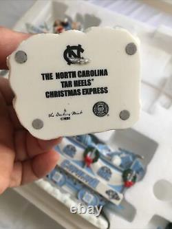 Danbury Mint Unc Tar Heels Christmas Express Train Boxed Ncaa Chapel Hill Holida