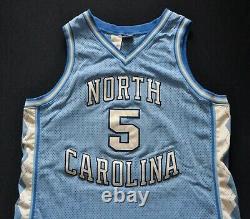 Ed Cota #5 Unc Tar Heels North Carolina Nike Blue Men Cousu Homme Authentic 48 XL