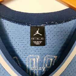 Équipe vintage des années 2000 Nike Elite Michael Jordan #23 Maillot UNC North Carolina Bleu XL