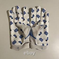Gants de football Nike Jordan UNC Tarheels Superbad 6.0 de taille XL émis par l'équipe