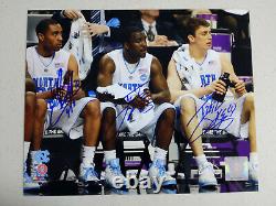 Hansbrough Lawson Ellington 3x Signé 8x10 Photo Unc Talons De Tar Basketball Coa