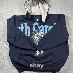 Hoodie North Carolina Tar Heels Homme XL Sweatshirt Rameses Vintage RARE